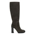 thumbnail image 3 of KENNETH COLE NEW YORK Womens Brown Justin 2.0 Round Toe Block Heel Zip-Up Leather Heeled Boots 7.5 M, 3 of 4