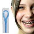 thumbnail image 3 of 35pcs Dental Traction Line Oral Dental Floss Threader for Crown Brace Bridge Implant Hoop Correct Threading Braces Steel Traction Oral Cleaning Tooth Pick Interdental Flosser, 3 of 5