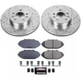 thumbnail image 3 of PowerStop Front Z23 Evolution Sport Carbon-Fiber Ceramic Brake Pad and Drilled & Slotted Rotor Kit Fits: FORD LINCOLN MERCURY Select Models K1335, 3 of 10