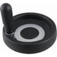 thumbnail image 2 of Qtqgoitem 12mm x 25mm Inside Ripple Hand Wheel w Revolving Folding Handle (model: b45 01e e8e 712 2c4), 2 of 2