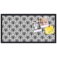 thumbnail image 2 of PinPix 36x18 Custom Cork Bulletin Board Grand Floral Motif Poster Board Has a Fabric Style Canvas Finish, Framed in Grand Floral Motif, by ArtToFrames (PinPix-181), 2 of 5