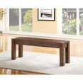 thumbnail image 2 of Modus Furniture Banc en Bois Massif Meadow en Brun Brique, 2 of 3