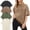 black_army_khaki_beige, variant on 4 Pack Women's Oversized T-Shirts Acid Wash Boyfriend Cotton Tee Shirt Loose Fit Vintage Unisex Streetwear Tops