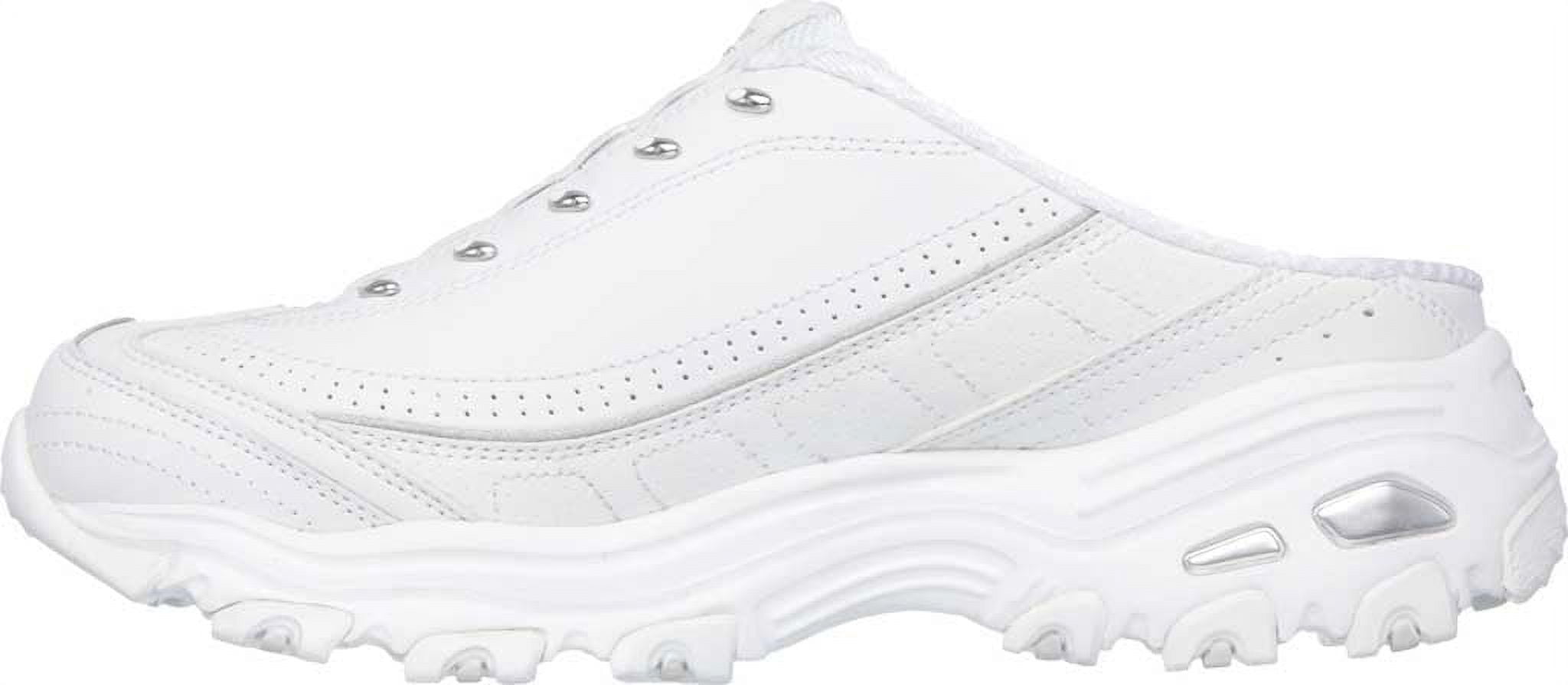 Skechers Women's Sport D'Lites Bright Sky Slip-on Athletic Sneaker Mule, Wide Width Available