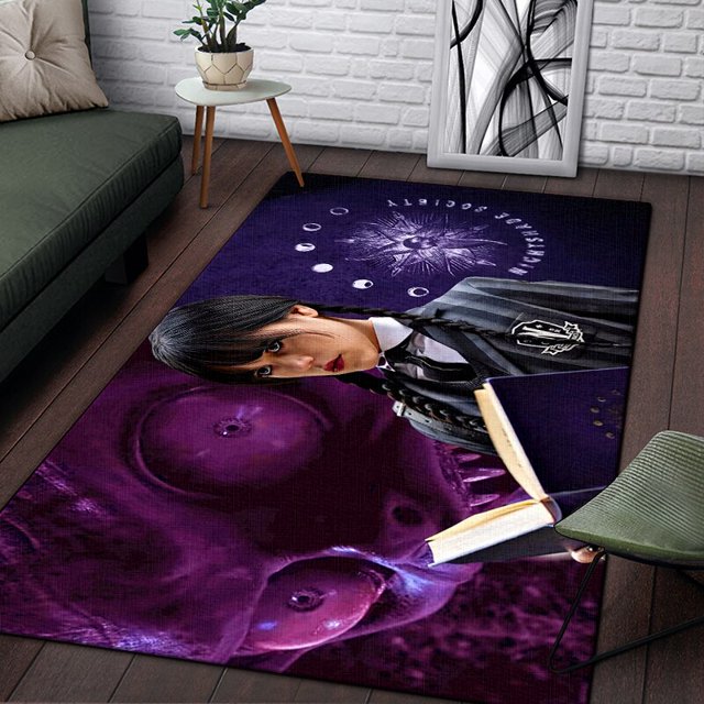 Jueves en línea Arte de la película Alfombra cuadrada decorativa Hogar moderno Sala de estar Dormitorio Mat Póster de arte21100x150cm (39x59 pulgadas)100x150cm (39x59 pulgadas) zhangyuxiang unisex