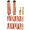 thumbnail image 1 of Kit de accesorios Ticfox para pistola de soldar 21-50 Boquilla 35-50 Difusor de gas 11-30 Punta de contacto, 1 of 10