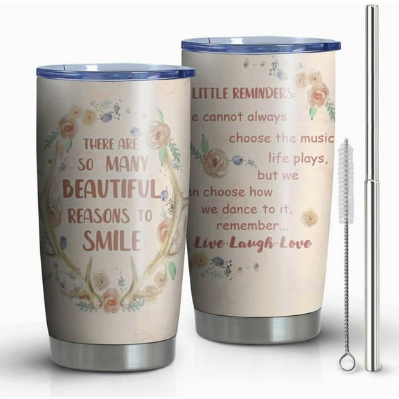 20oz Inspiration Tumbler for Women Christian Inspirational Coffee Mugs, Birthday Christmas Cheer Up Gifts for Women