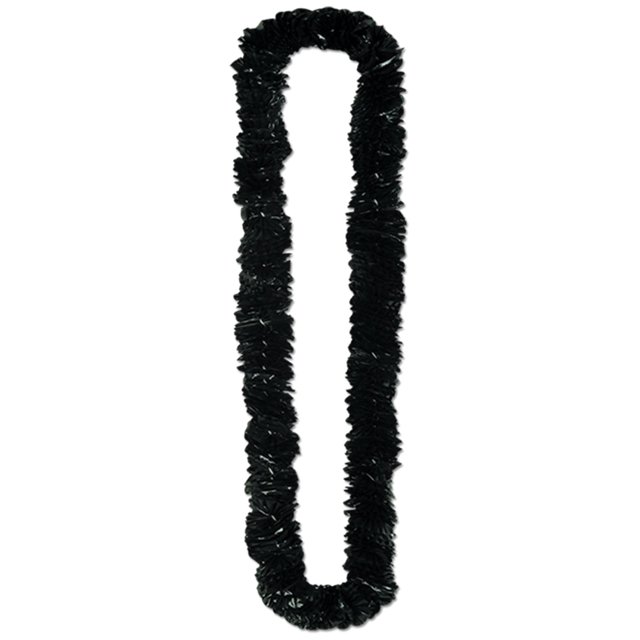 Poly Leis Beistle, paquete de 144 unidades, Soft Twist, 36 cm, plástico negro