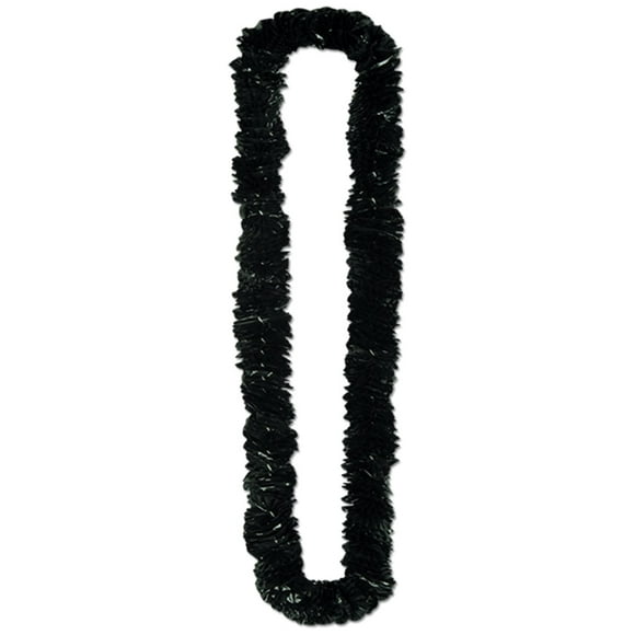 Poly Leis Beistle, paquete de 144 unidades, Soft Twist, 36 cm, plástico negro