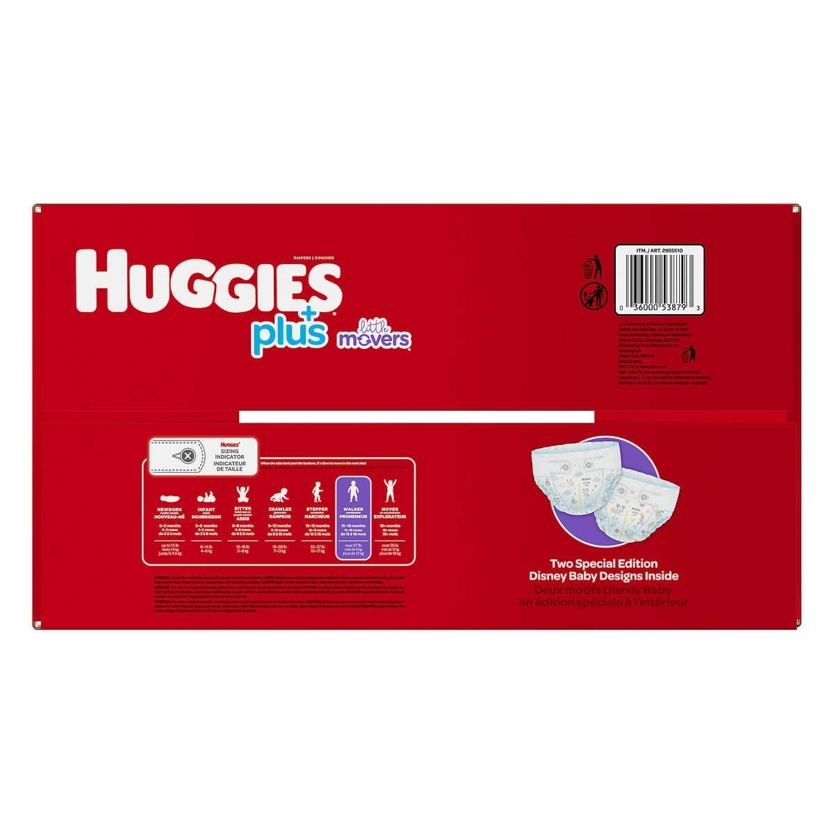 Huggies +Plus Little Movers Disney Baby Diapers Size 6 (Over 35 lb) 116 ea, Shop