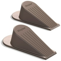 Staples Extra Large Rubber Door Stops Brown 2/Pack (ST62714)