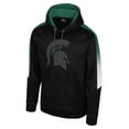 thumbnail image 2 of Men's Colosseum Black Michigan State Spartans The Gang Blackout Hoodie, 2 of 3