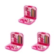 thumbnail image 3 of yingyy Sewing Storage Box with Buckle Dust-proof DIY Crafting Embroidery Handwork Needles Cases Portable Handicraft Organizer Rose Red 3Set, 3 of 6