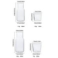 thumbnail image 7 of 12oz Bedside Carafe With Tumbler - Clear Glass - 2 Piece Water Pitcher And Cup Night Set, 7 of 7