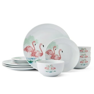 Studio Nova Oranges 12 Piece Porcelain Dinnerware Set White