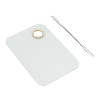 Acrylic Makeup Mixing Palette with Spatula Cosmetic Palette Mixer, Mixing  Tray