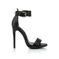 thumbnail image 2 of cheyanne ankle strap heels, black, 11, 2 of 5