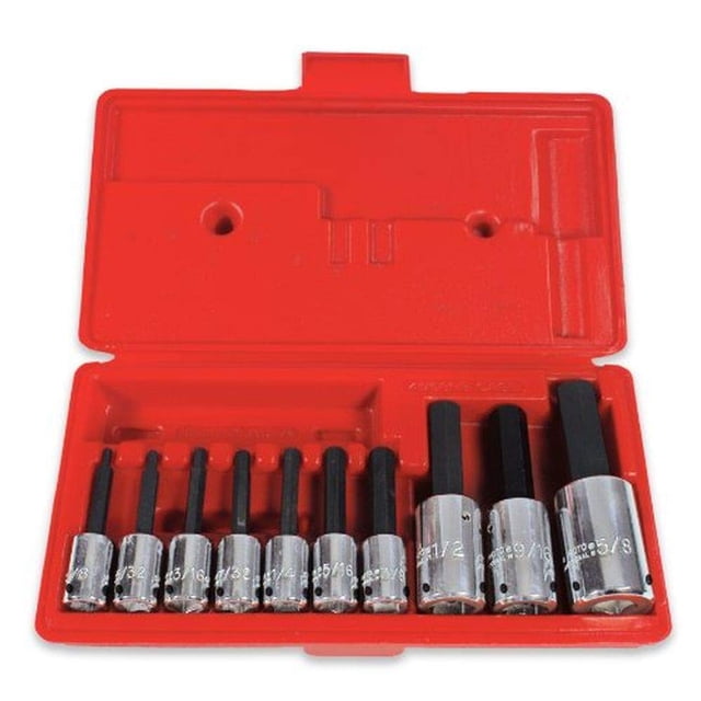 Stanley J4900A-TT Proto Tether-Ready 3/8-Inch and 1/2-Inch Drive 10-Piece Hex Bit Set