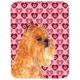 thumbnail image 1 of Carolines Treasures SS4494LCB Brussels Griffon Hearts Love & Valentines Day Glass Cutting Board- Large, 1 of 1