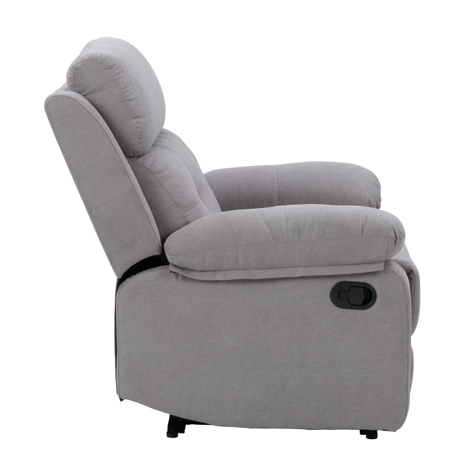 Fauteuil inclinable d'intérieur CorLiving Oren, manuel, en tissu doux et de haute qualité