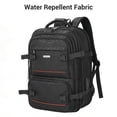 thumbnail image 2 of Smicure Travel carry on Backpack Laptop Business 19 Inch Business Anti Theft Slim Sturdy College School Computer Bag.Black, 2 of 8