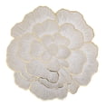 thumbnail image 2 of HEVIRGO PVC Placemat Wear-Resistant Dining Mat Heat Resistant Table Mat Waterproof Peony Shape Coaster for Home Kitchen Dining Room, 2 of 8