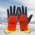 thumbnail image 4 of USB Heated Gloves for Men and Women, Rechargeable Battery Heated Winter Gloves with Touchscreen, 3 Heat Settings, Cold Weather Outdoor Gloves for Skiing, Snowboarding, Hunting, and Work, 4 of 7