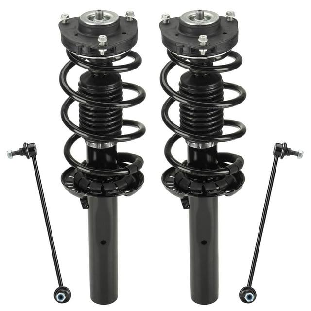 Front Strut Assembly & Sway Bar Links for 2006-2013 Audi A3, A3 Quattro, Fit for Volkswagen Beetle EOS Golf Jetta Passat Rabbit CC, Shock Absorbers and Coil Spring Replace 172311 4PCS