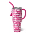 thumbnail image 1 of Swig Life Mega taza de 40 oz, vaso de 40 oz con asa y pajita, vasos aislados extra grandes, taza de viaje amigable con portavasos (Faboolous), 1 of 5