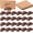 Brown, variant on Colingmill 24 Pcs Wooden Table Number Stands Wedding Table Name Holder Semicircular Design Place Card Holders with 24 Pcs Tented Cards for Retail Shop Wedding Party Events Decoration(Brown)