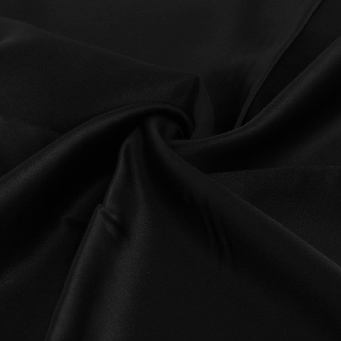 PiccoCasa 3 Pack Pillowcase 19 Momme Silk Pillow Covers with Zipper Standard Black