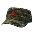 thumbnail image 1 of Gorra de camuflaje para niños y adultos, gorra de entrenamiento militar con estrella de cinco puntas y camuflaje, gorra de bebé de primavera y verano, gorra de béisbol plana para el sol, 1 of 6