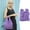 Purple, variant on CasaChic Large Capacity Multipurpose Shopping Tote, Telescopic Pleated Bag with Foldable Design, Lightweight Chiffon Fabric, High Load-Bearing for Grocery