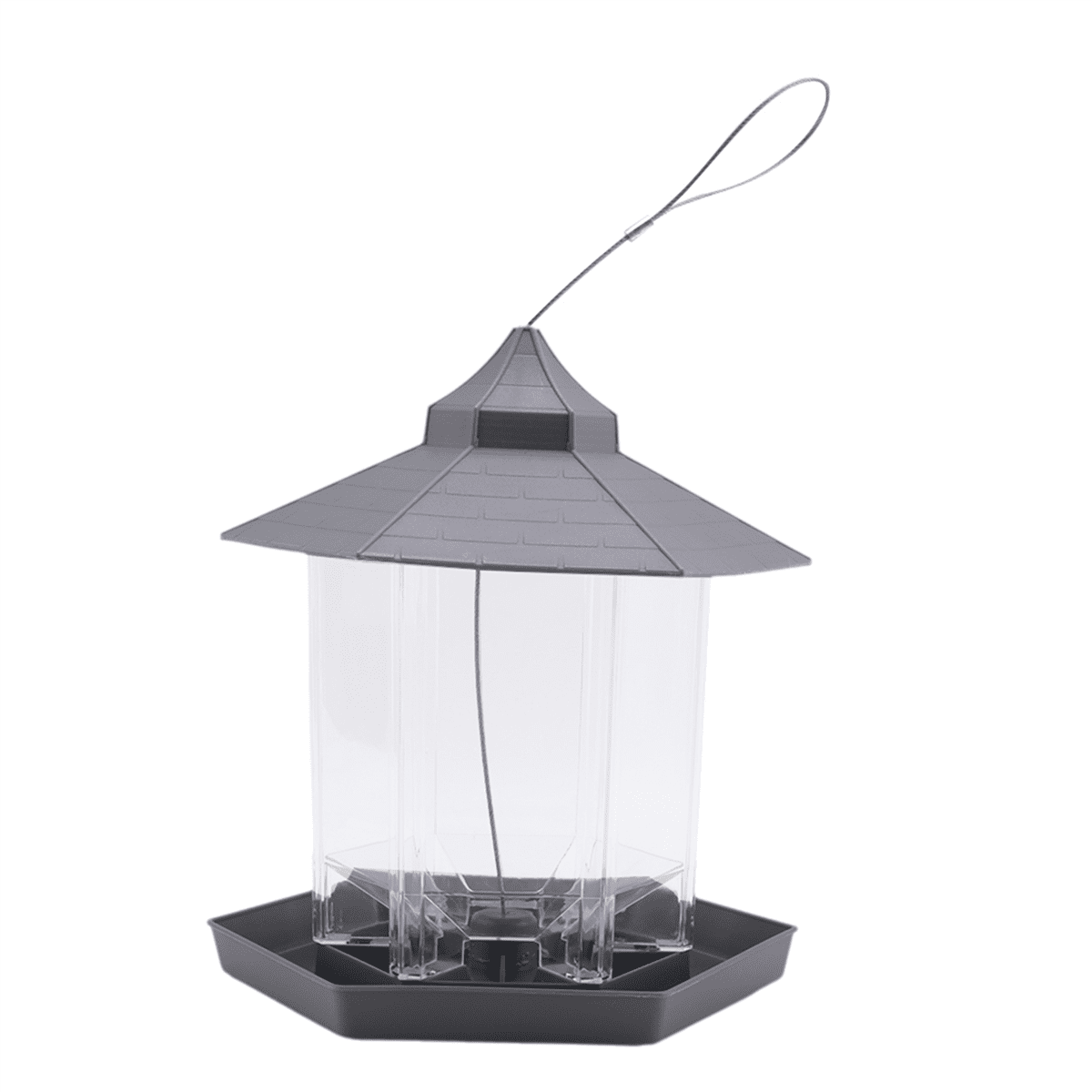 2 Pack Bird Feeders for Outdoor Hanging, Retro Pagoda Design Fun Installation Feeder, Attracting Wild Birds