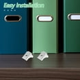 thumbnail image 2 of FUTUREORYY 10Pcs Steel Shelf Support Heavy Duty Shelf Clips Silver for General Users, 2 of 4