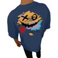 thumbnail image 1 of Playeras De Hombre Camiseta Informal De Verano De Manga Corta Con Cuello Redondo Y Estampado De Letras Y Caras Para Hombre, 1 of 5