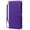 Purple, variant on TECH CIRCLE Wallet Case for iPhone 11 Card Slots Holder Slim PU Leather Folio Flip Case with Hand Strap, Black