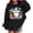 01-Black, variant on Atogsazn Toddler Girls Halloween Oversized Sweatshirt Kids Casual Long Sleeve Ghost Pumpkin Print Sweater Fall Winter Tops White 6-7 Years Fashion