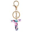 thumbnail image 3 of Porte-clés en Résine 26 Lettres pour Femmes Filles Pendentif Sac Accessoires de Sac à Main, 3 of 5