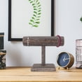 thumbnail image 3 of ColoMX 1pc Solid Wood Jewelry Exhibir Rack Creative Watch Holder Holder Collar Rack, 3 of 7