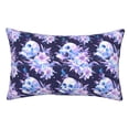 thumbnail image 1 of Fotbe blue starry sky Skull flower Funda de Almohada Decorativa Estilo Occidental, Lujo en Algodón, Fundas para Almohadas King, Cojín Estampado para Decoración del Hogar-20"x30", 1 of 6