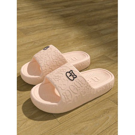 

Women‘s Cute Printed Dog Pattern Slippers Soft Thick Bottom Anti-Slip Indoor/Outdoor Open Toe Sandals For Summer