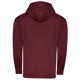 thumbnail image 2 of Awdis - Sudadera de Cremallera Completa Orgánico Hombres (Burdeos) Awdis UTPC4334_burgundy, 2 of 2