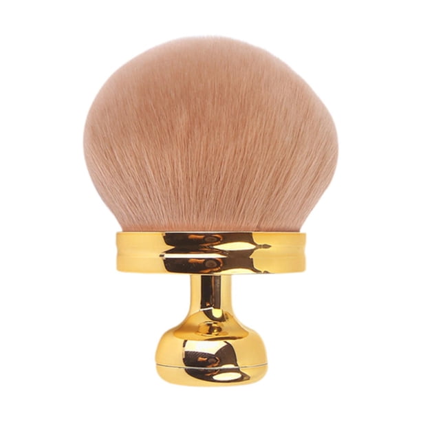Brocha corporal para autobronceado, cómoda herramienta cosmética multifuncional, brocha para difuminar base, pulir rostro y rubor en polvo. Oro