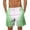 Green, variant on Maean Men's Big and Tall Swim Trunks Knee Length Printed Lightweight Summer Swimwear Shorts with Pockets