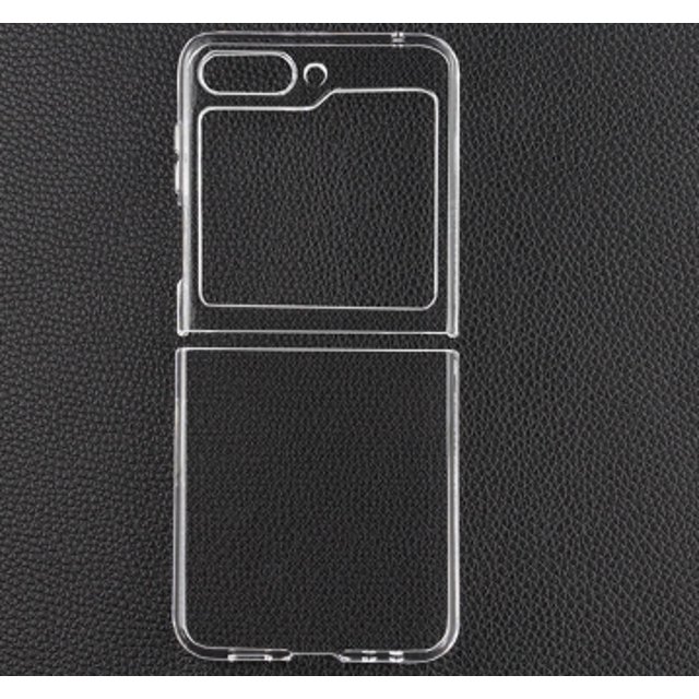 Funda transparente para teléfono móvil Samsung Samsung Zflip5 Fold3/4/5 generación, carcasa rígida de PC plegable, material de inyección de aceite