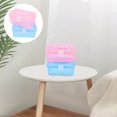 thumbnail image 1 of TEHAUX 2Set Rectangular Storage Case Transparent ABS for Dormitory Use, 1 of 8