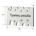 thumbnail image 4 of 4 Pcs Jauge d'Angle Fil de Coupe en Acier Inoxydable Fer Carbone Outil de Mesure Tpaneu, 4 of 10