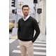 thumbnail image 2 of Suéter ligero de punto con cuello en V para hombre, 2 of 6