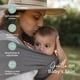 thumbnail image 4 of Boba Baby Wrap Carrier - Original Baby Carrier Wrap, Baby Sling for Newborns - Baby Wearing Essentials - Hands-Free Newborn Wrap Swaddle Holder, Newborn to Toddler Infant Baby Sling, 7-35 lbs (Grey), 4 of 5